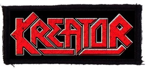KREATOR: Logo (11,5 cm x 4,5 cm) (felvarró)