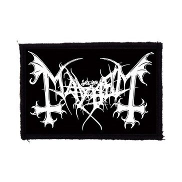 MAYHEM: Logo (9,5 cm x 6,5 cm) (felvarró)