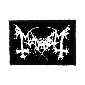 MAYHEM: Logo (9,5 cm x 6,5 cm) (felvarró)