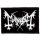 MAYHEM: Logo (9,5 cm x 6,5 cm) (felvarró)