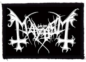 MAYHEM: Logo (9,5 cm x 6,5 cm) (felvarró)