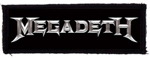 MEGADETH: Logo (12,5 cm x 4 cm) (felvarró)