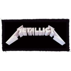 METALLICA: Classic Logo (9,5 cm x 4 cm) (felvarró)