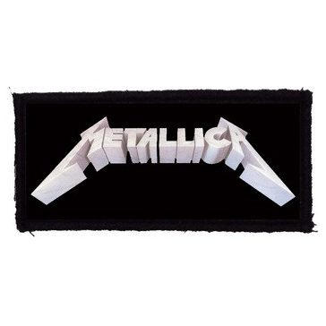 METALLICA: Classic Logo (9,5 cm x 4 cm) (felvarró)