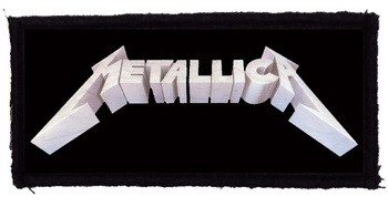 METALLICA: Classic Logo (9,5 cm x 4 cm) (felvarró)