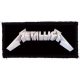 METALLICA: Classic Logo (9,5 cm x 4 cm) (felvarró)
