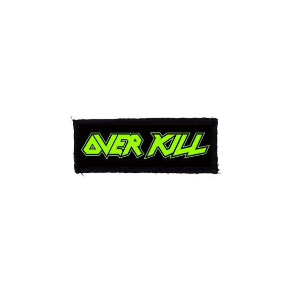 OVERKILL: Logo (9,5 cm x 3,5 cm) (felvarró) OVERKILL: Logo (9,5 cm x 3,5 cm) (felvarró)