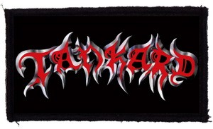 TANKARD: Logo (9,5 cm x 4,5 cm) (felvarró)