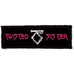TWISTED SISTER: Logo (12 cm x 3,5 cm) (felvarró)