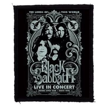 BLACK SABBATH: Lords (7,5 cm x 9,5 cm) (felvarró)