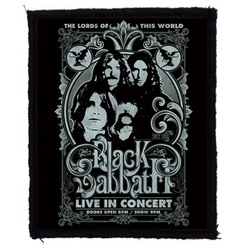 BLACK SABBATH: Lords (7,5 cm x 9,5 cm) (felvarró)