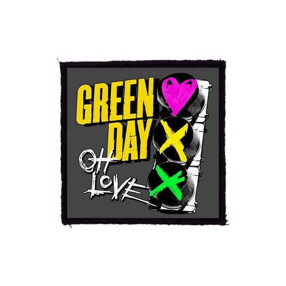 GREEN DAY: Oh Love (9,5 cm x 9,5 cm) (felvarró) GREEN DAY: Oh Love (9,5 cm x 9,5 cm) (felvarró)