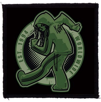 KORN: Zombie (9,5 cm x 9,5 cm) (felvarró)