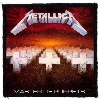 METALLICA: Master Of Puppets (9,5 cm x 9,5 cm) (felvarró)