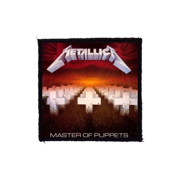 METALLICA: Master Of Puppets (9,5 cm x 9,5 cm) (felvarró) METALLICA: Master Of Puppets (9,5 cm x 9,5 cm) (felvarró)
