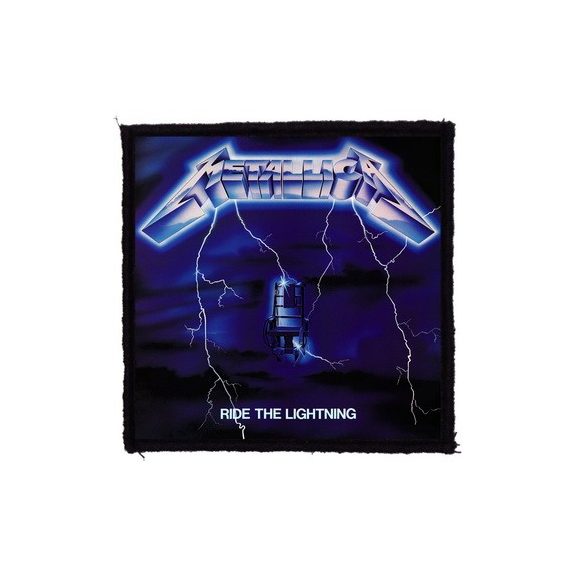 METALLICA: Ride The Lightning (9,5 cm x 9,5 cm) (felvarró) METALLICA: Ride The Lightning (9,5 cm x 9,5 cm) (felvarró)
