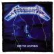 METALLICA: Ride The Lightning (9,5 cm x 9,5 cm) (felvarró)