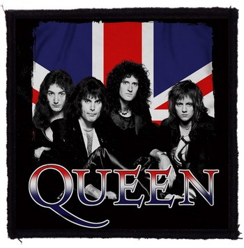 QUEEN: Britain (9,5 cm x 9,5 cm) (felvarró)