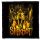 SLIPKNOT: Goat Skull (9,5 cm x 9,5 cm) (felvarró)