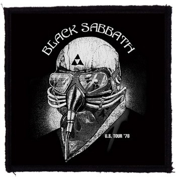 BLACK SABBATH: US Tour '78 (9,5 cm x 9,5 cm) (felvarró)