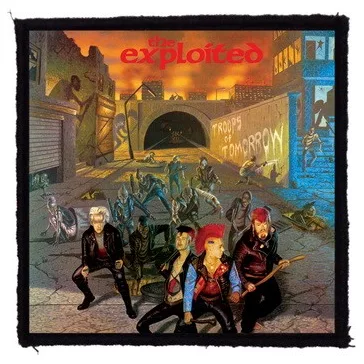 EXPLOITED: Troops (9,5 cm x 9,5 cm) (felvarró)