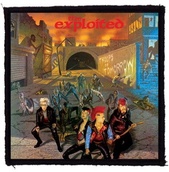 EXPLOITED: Troops (9,5 cm x 9,5 cm) (felvarró)