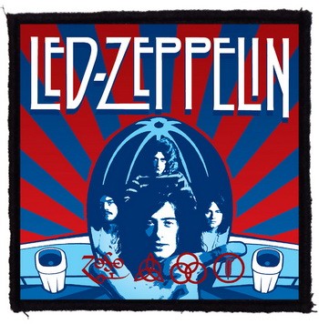 LED ZEPPELIN: Chicago '73 (9,5 cm x 9,5 cm) (felvarró)