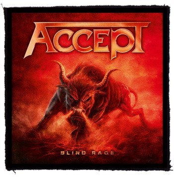 ACCEPT: Blind Rage (9,5 cm x 9,5 cm) (felvarró)