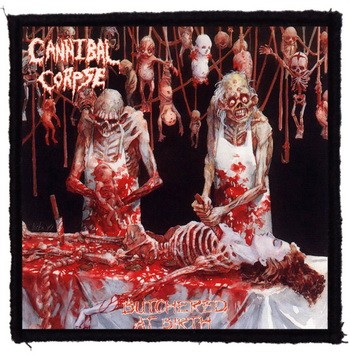 CANNIBAL CORPSE: Butchered (9,5 cm x 9,5 cm) (felvarró)