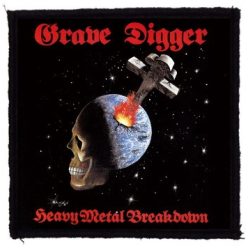 GRAVE DIGGER: Heavy Metal (9,5 cm x 9,5 cm) (felvarró)