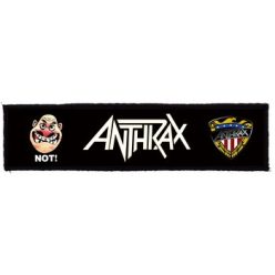 ANTHRAX: Not Superstrip (22 cm x 5 cm) (felvarró)