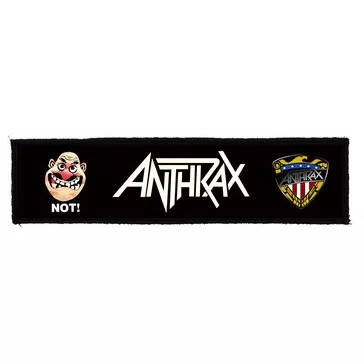 ANTHRAX: Not Superstrip (22 cm x 5 cm) (felvarró)