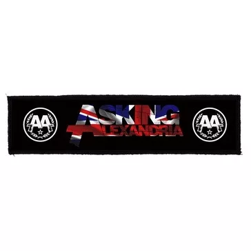   ASKING ALEXANDRIA: Logo Superstrip (22 cm x 5 cm) (felvarró)