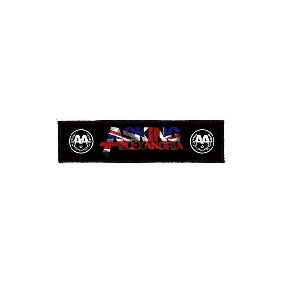 ASKING ALEXANDRIA: Logo Superstrip (22 cm x 5 cm) (felvarró) ASKING ALEXANDRIA: Logo Superstrip (22 cm x 5 cm) (felvarró)
