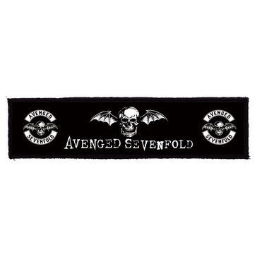   AVENGED SEVENFOLD: Logo Superstrip (22 cm x 5 cm) (felvarró)