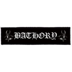 BATHORY: Logo Superstrip (22 cm x 5 cm) (felvarró)
