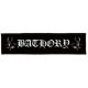 BATHORY: Logo Superstrip (22 cm x 5 cm) (felvarró)
