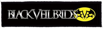 BLACK VEIL BRIDES: Logo Superstrip-(22 cm x 5 cm) (felvarró)