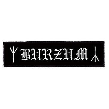 BURZUM: Logo Superstrip (22 cm x 5 cm) (felvarró)