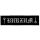 BURZUM: Logo Superstrip (22 cm x 5 cm) (felvarró)
