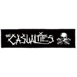 CASUALTIES: Logo Superstrip (22 cm x 5 cm) (felvarró)