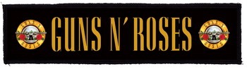 GUNS N' ROSES: Logo Superstrip (22 cm x 5 cm) (felvarró)