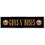 GUNS N' ROSES: Logo Superstrip (22 cm x 5 cm) (felvarró)