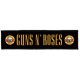 GUNS N' ROSES: Logo Superstrip (22 cm x 5 cm) (felvarró)