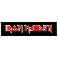 IRON MAIDEN: Logo Superstrip (22 cm x 5 cm) (felvarró)