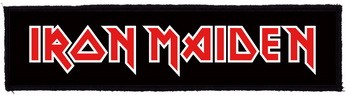 IRON MAIDEN: Logo Superstrip (22 cm x 5 cm) (felvarró)