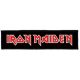 IRON MAIDEN: Logo Superstrip (22 cm x 5 cm) (felvarró)