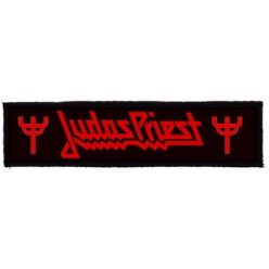 JUDAS PRIEST: Logo Superstrip (22 cm x 5 cm) (felvarró)