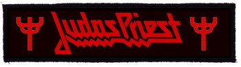 JUDAS PRIEST: Logo Superstrip (22 cm x 5 cm) (felvarró)