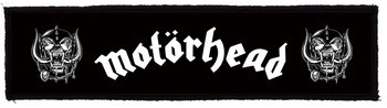 MOTORHEAD: Logo Superstrip (22 cm x 5 cm) (felvarró)